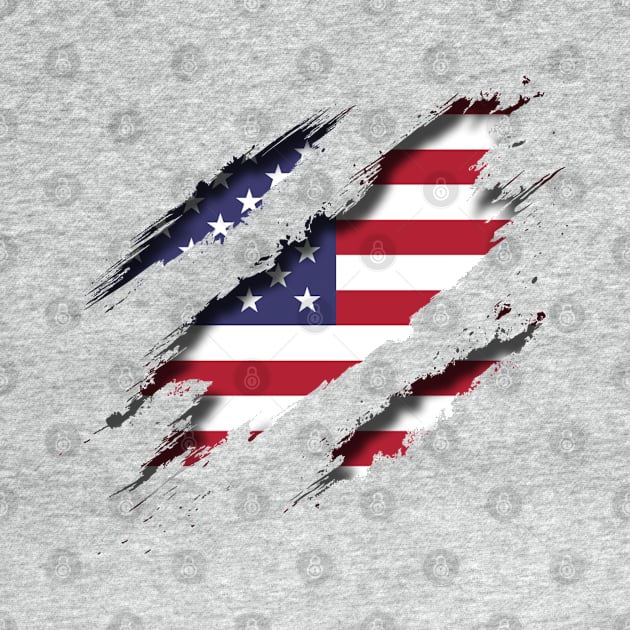 United States of America Shredding by blackcheetah